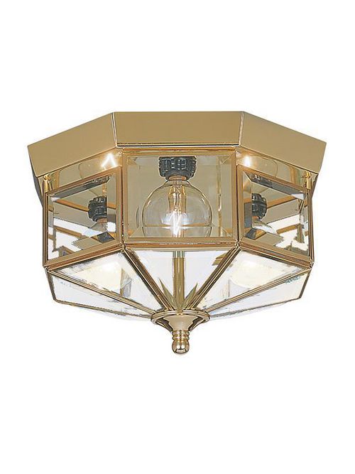 Product image for Grandover 3 Light Flush Mount - Polished Brass