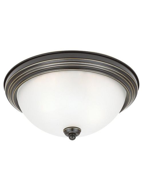 Product image for Sea Gull Lighting 77065-782 3-Light Ceiling Heirloom Bronze Lighting Fixture