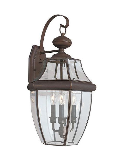 Product image for Lancaster 3 Light Wall Lantern - Antique Bronze