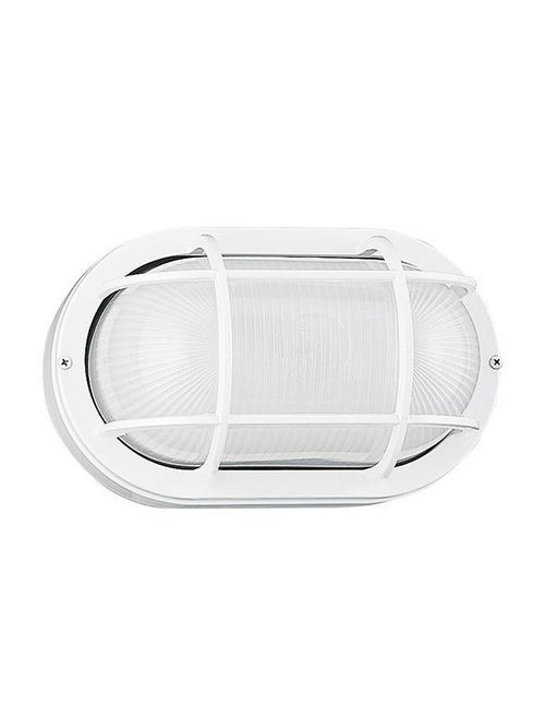 Product image for Sea Gull Lighting 8326-15 1-Lamp 100 W 120 Volt White Medium A19 Wall Mount Light Fixture