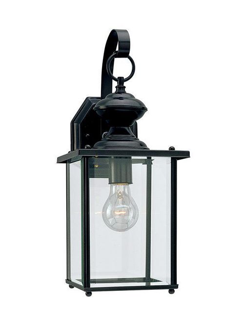 Product image for Jamestowne 1 Light Wall Lantern - Black