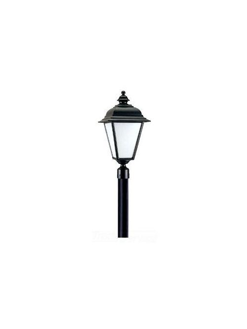 Product image for Sea Gull Lighting 89322PBLE-12 1-Lamp 26 W 120 Volt Die-Cast Aluminum Black GU24 Fluorescent Lighting Post