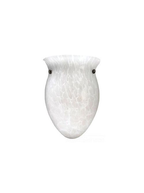Product image for Sea Gull Lighting 94239-6039 5-3/4 x 8-1/2 Inch Ivory Flake Light Glass