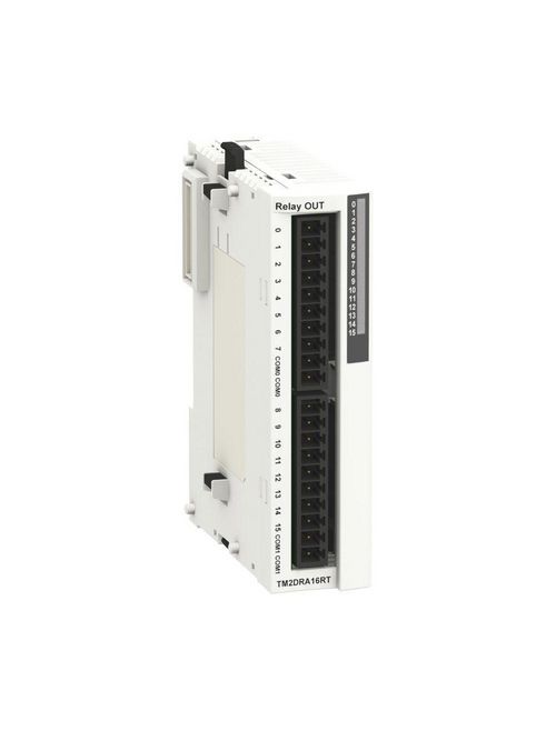 Product image for Square D TM2DRA16RT 16-Output 30 VDC Screw Terminal Digital Output Expansion Module