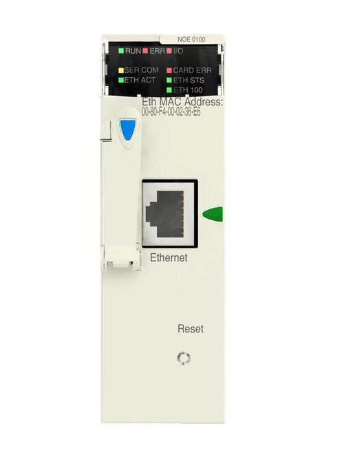 Product image for Square D BMXNOE0100 10/100 Mbps IP20 Ethernet TCP Network PLC Module
