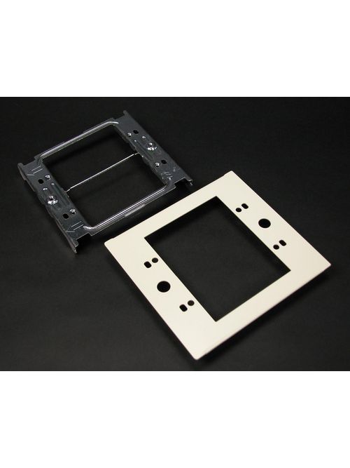 Wiremold G4047C-2 4-3/4 x 5-1/8 Inch Gray Steel Multiple Channel Raceway 2-Gang Cover Device Plate Wiremold G4047C-2 4-3/4 x 5-1/8 Inch Gray Steel Multiple Channel Raceway 2-Gang Cover Device Plate
