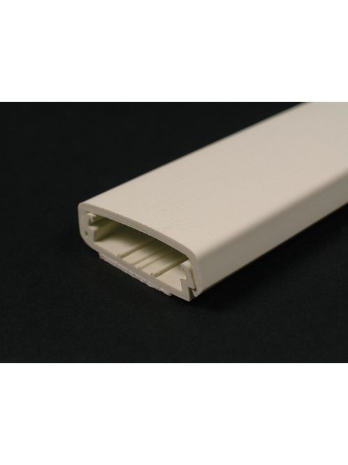 Wiremold 2300BAC-WH 5 Foot x 2-1/4 x 11/16 Inch White Non-Metallic 1-Channel Raceway Base and Cover Wiremold 2300BAC-WH 5 Foot x 2-1/4 x 11/16 Inch White Non-Metallic 1-Channel Raceway Base and Cover