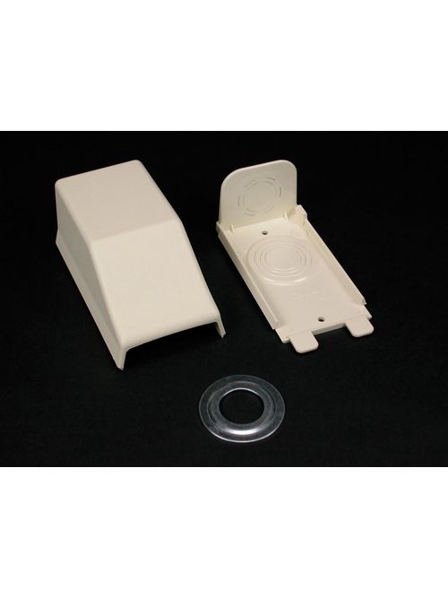 Wiremold 2310A 4-1/2 x 2-7/16 x 1-15/16" Ivory Non-Metallic 1-Channel Raceway Entrance End Wiremold 2310A 4-1/2 x 2-7/16 x 1-15/16" Ivory Non-Metallic 1-Channel Raceway Entrance End