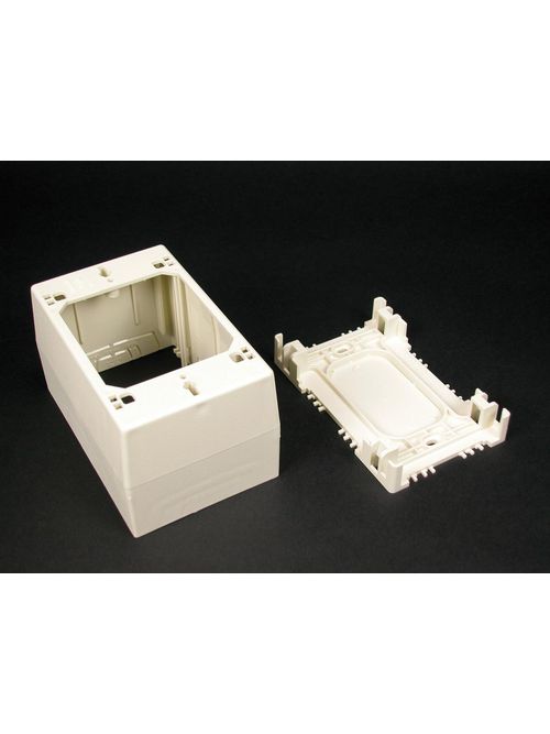 Wiremold 2344 Non-Metallic Ivory Extra Deep Device Box Wiremold 2344 Non-Metallic Ivory Extra Deep Device Box