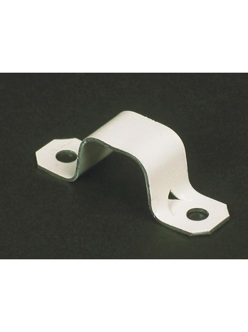 Wiremold V504 1-13/16 x 1/2" Ivory Steel 1 or 2-Hole 1-Channel Raceway Strap Mounting Strap Wiremold V504 1-13/16 x 1/2" Ivory Steel 1 or 2-Hole 1-Channel Raceway Strap Mounting Strap