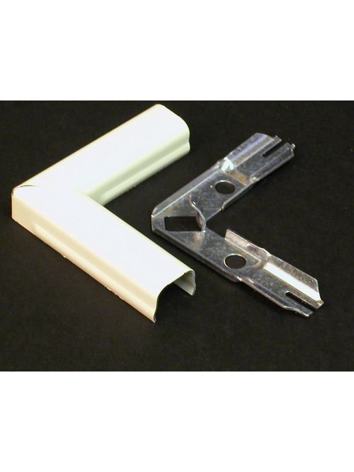 Wiremold V511 2" Ivory Steel 1-Channel Raceway 90 Degrees Flat Elbow Wiremold V511 2" Ivory Steel 1-Channel Raceway 90 Degrees Flat Elbow