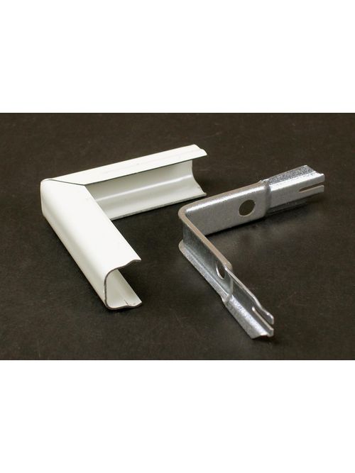 Wiremold V518 2-1/2" Ivory Steel 1-Channel Raceway Outside Elbow Wiremold V518 2-1/2" Ivory Steel 1-Channel Raceway Outside Elbow