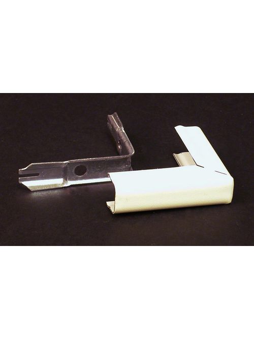 Wiremold V718 2-1/2" Ivory Steel 1-Channel 90 Degrees Raceway External Elbow Wiremold V718 2-1/2" Ivory Steel 1-Channel 90 Degrees Raceway External Elbow