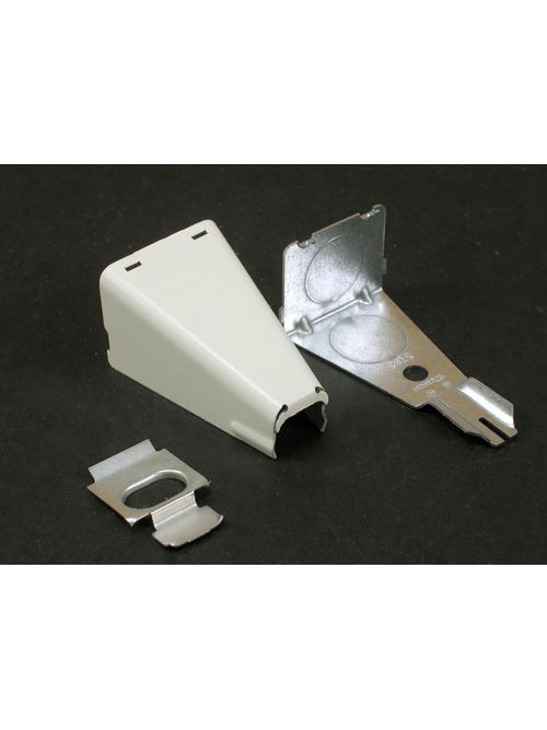 Wiremold V5785 3 x 1-5/8 x 1-5/16" Ivory Steel 1-Channel Raceway Combination Connector Wiremold V5785 3 x 1-5/8 x 1-5/16" Ivory Steel 1-Channel Raceway Combination Connector