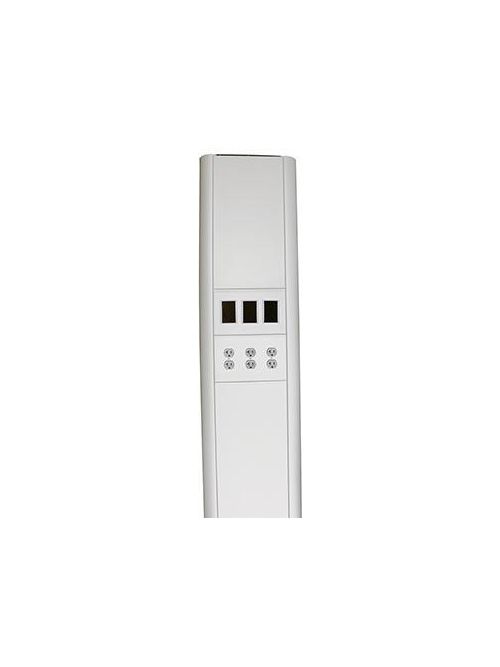 Wiremold VL662345FF 6 x 13-3/8 x 3-25/32 Inch 10 Foot Anodized Aluminum Multi-Service Pole Wiremold VL662345FF 6 x 13-3/8 x 3-25/32 Inch 10 Foot Anodized Aluminum Multi-Service Pole
