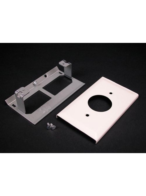 Wiremold V3027AE 4-1/2 Inch Ivory Steel 1-Channel Raceway Single Receptacle Cover Wiremold V3027AE 4-1/2 Inch Ivory Steel 1-Channel Raceway Single Receptacle Cover