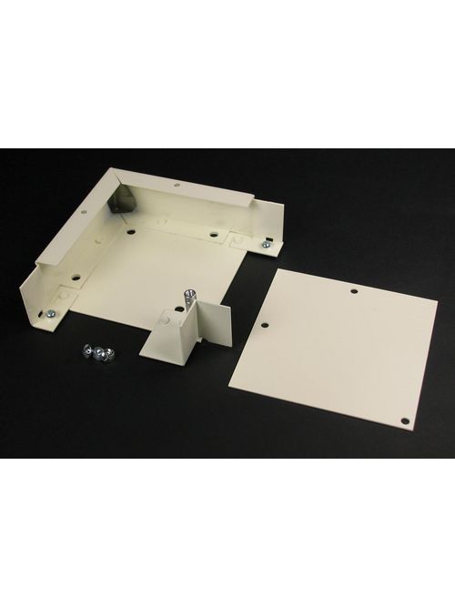 Wiremold G4011 4-3/4" Gray Steel Multiple Channel Raceway 90 Degrees Flat Elbow Wiremold G4011 4-3/4" Gray Steel Multiple Channel Raceway 90 Degrees Flat Elbow