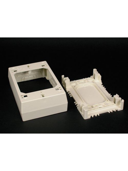 Wiremold 2347 Non-Metallic Ivory Device Box Wiremold 2347 Non-Metallic Ivory Device Box