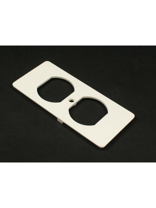 Wiremold 5507D Non-Metallic Duplex Ivory Faceplate Wiremold 5507D Non-Metallic Duplex Ivory Faceplate