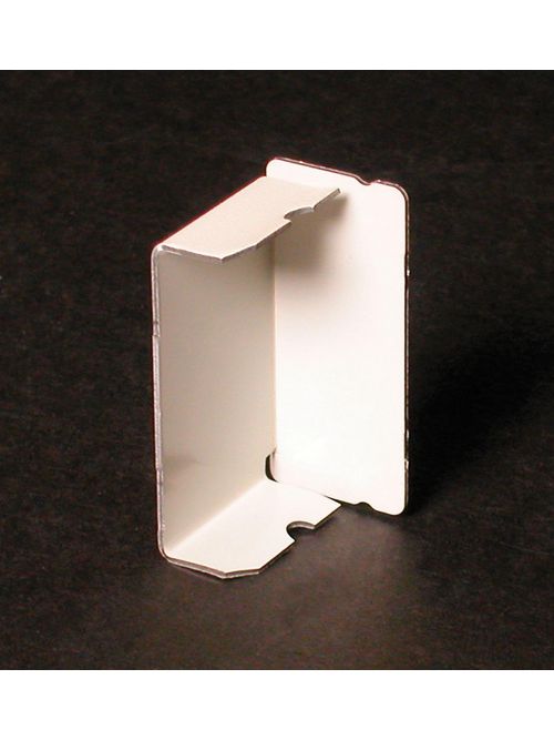 Wiremold V2410B 1-3/16" Ivory Steel 2-Channel Raceway Blank End Wiremold V2410B 1-3/16" Ivory Steel 2-Channel Raceway Blank End