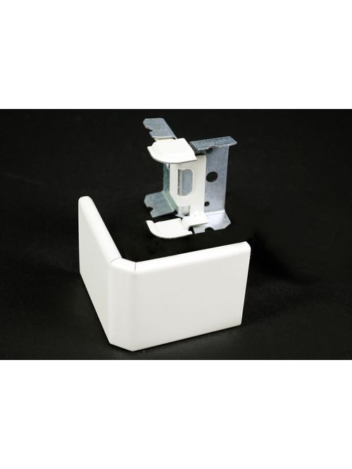 Wiremold V2418M 3 Inch Ivory Steel 2-Channel Raceway External Elbow Wiremold V2418M 3 Inch Ivory Steel 2-Channel Raceway External Elbow