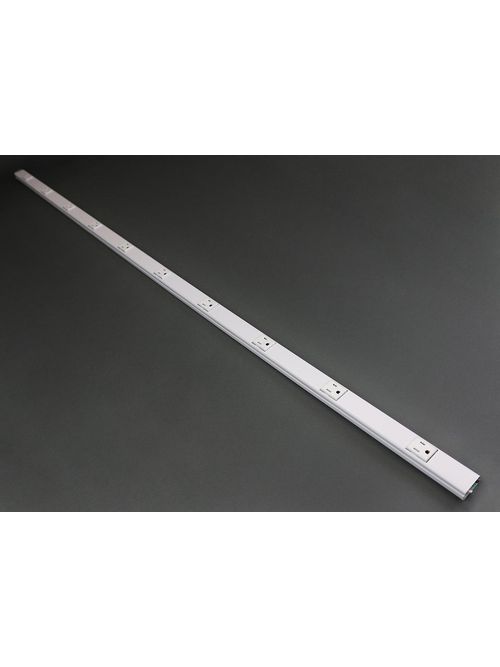Wiremold WH20GB506TR 5 Foot x 1-9/32 x 3/4 Inch White Steel 1-Channel Raceway Tamper Resistant Multi-Outlet System Wiremold WH20GB506TR 5 Foot x 1-9/32 x 3/4 Inch White Steel 1-Channel Raceway Tamper Resistant Multi-Outlet System