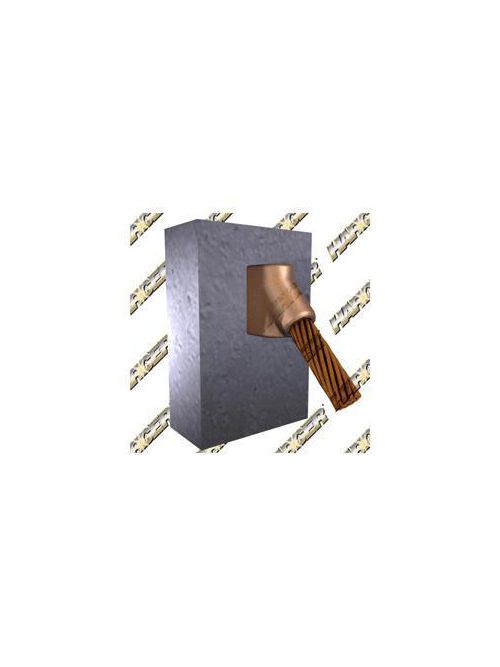 Product image for Harger Lightning & Grounding VA2V1.5X4B 2 AWG 1-1/2 to 4 Inch Cable to Steel Surface Mold