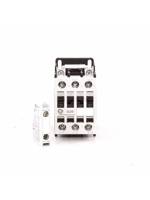 Product image for GE Control CL25A310TJ 460 Volt 22 Amp 3-Pole 1NO Screw Terminal Contactor