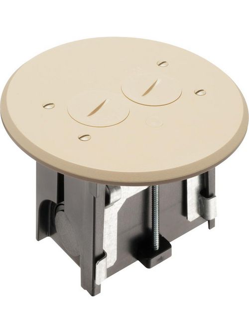 Arlington FLBAR101LA Almond Adjustable Floor Box Arlington FLBAR101LA Almond Adjustable Floor Box