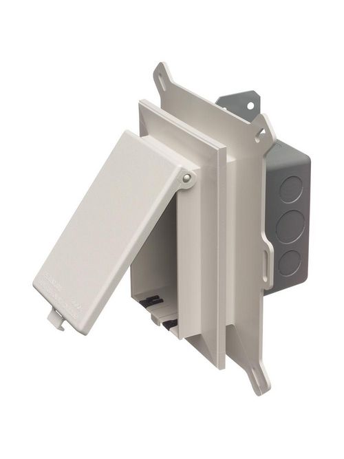 Arlington DSBHS1C 7.012 x 9.058 x 5.129 Inch Horizontal Clear New Vinyl Siding Metal Box Arlington DSBHS1C 7.012 x 9.058 x 5.129 Inch Horizontal Clear New Vinyl Siding Metal Box