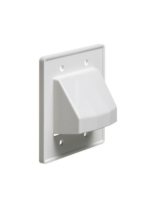 Arlington CE2 White 2-Gang Scoop with Low Voltage Plate Arlington CE2 White 2-Gang Scoop with Low Voltage Plate