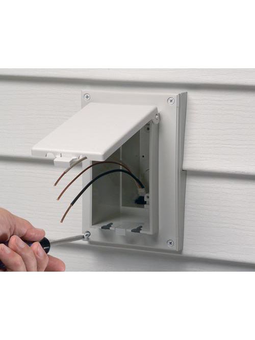 Arlington DBVR141W 1/2 Inch White In-Box Arlington DBVR141W 1/2 Inch White In-Box