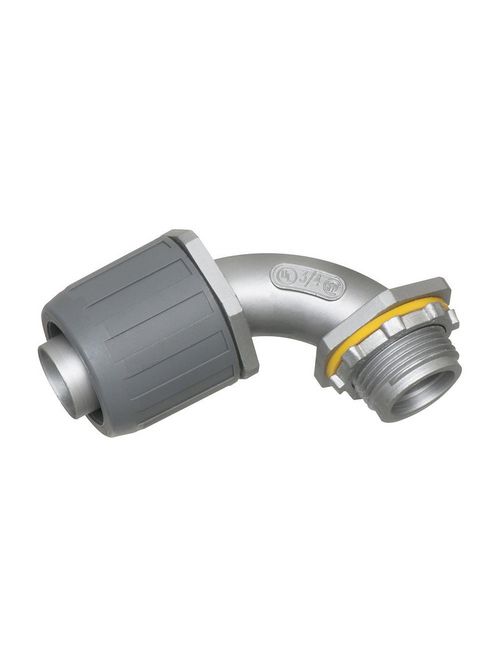 Arlington LT907 3/4 Inch 90 Degree Liquidtight Push Connector Arlington LT907 3/4 Inch 90 Degree Liquidtight Push Connector