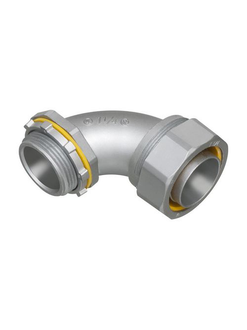 Arlington LT90125 1-1/4 Inch Liquidtight Angle Connector Arlington LT90125 1-1/4 Inch Liquidtight Angle Connector