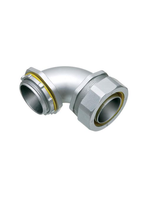 Arlington LT90350 3-1/2 Inch 90 Degree Liquidtight Connector Arlington LT90350 3-1/2 Inch 90 Degree Liquidtight Connector