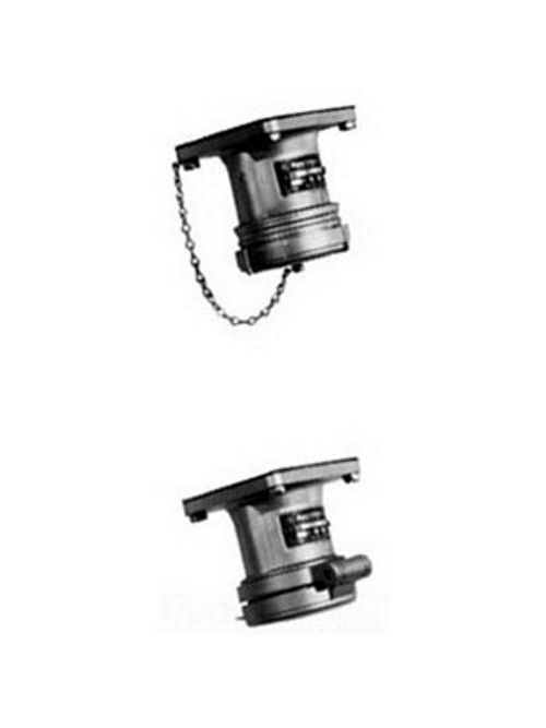 Product image for Appleton Group ADR6033 60 Amp 3-Pole S1 Receptacle with Screw and Spring Covers