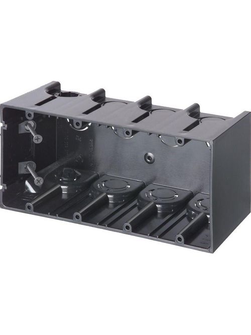 Arlington F104 4-Gang Screw Mount Device Box Arlington F104 4-Gang Screw Mount Device Box