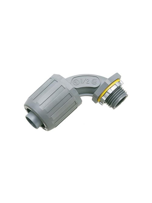 Arlington NMLT905 1/2 Inch 90 Degree Snapit Non-Metallic Push-On Connector Arlington NMLT905 1/2 Inch 90 Degree Snapit Non-Metallic Push-On Connector