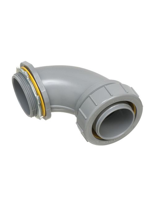 Arlington NMLT90200 2 Inch PVC Liquidtight 90 Degree Connector Arlington NMLT90200 2 Inch PVC Liquidtight 90 Degree Connector