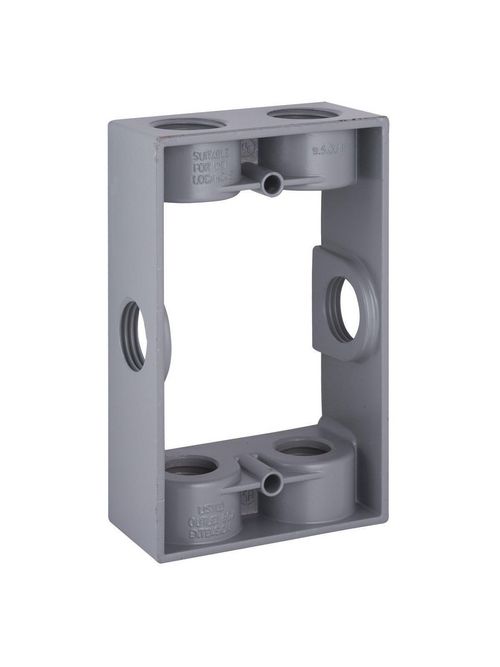RACO 5400-5 1G WP EXT ADAPT (6) 1/2 RACO 5400-5 1G WP EXT ADAPT (6) 1/2