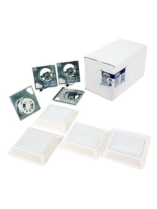 Broan 2678F 50 CFM 2.5 Sones 100 W White Polymeric Grille Ventilation System Finish Pack Broan 2678F 50 CFM 2.5 Sones 100 W White Polymeric Grille Ventilation System Finish Pack