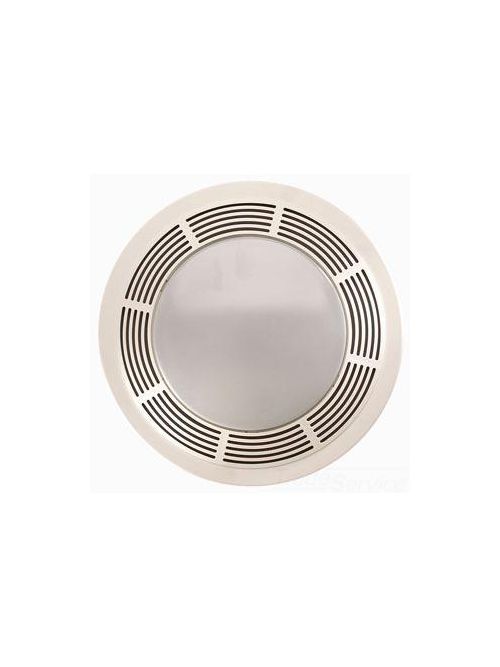 Product image for Broan 751 1.9 Amp 120 Volt 100 CFM 3.5 Sones 15 x 1-5/8 Inch White Polymeric Grille Fan with Light