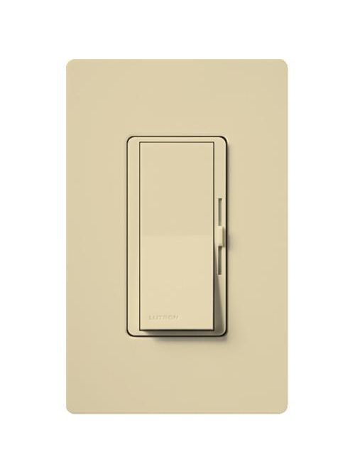 Lutron DVCL-153PH-IV 150 W 120 VAC Ivory Dimmable Compact Fluorescent/LED 1-Pole/3-Way Wall Dimmer Lutron DVCL-153PH-IV 150 W 120 VAC Ivory Dimmable Compact Fluorescent/LED 1-Pole/3-Way Wall Dimmer