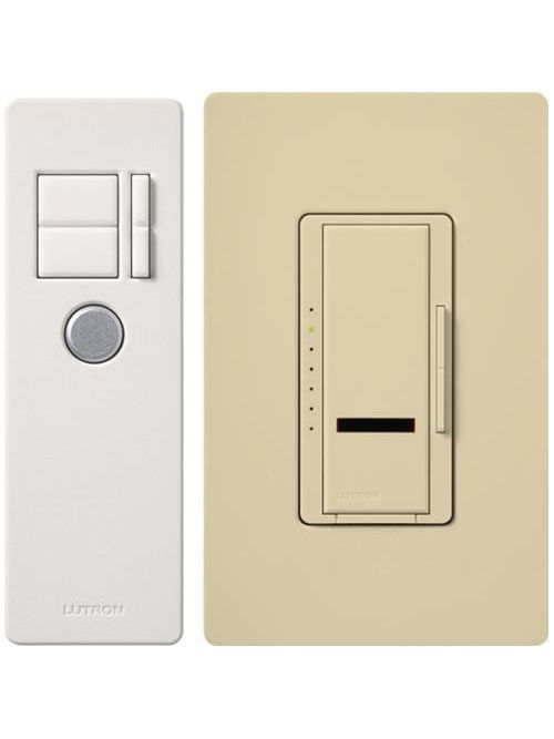 Product image for Lutron Electronics MIR-600THW-IV 600 W 120 VAC Ivory 1-Pole Incandescent/Halogen Digital Fade Dimmer