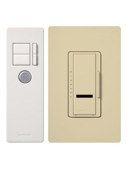 Product image for Lutron Electronics MIR-600T-IV 600 W 120 VAC Ivory 1-Pole Incandescent/Halogen Digital Fade Dimmer