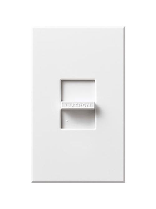 Lutron N-600-WH 600 W 120 Volt 1-Pole Incandescent White Slide Dimmer Lutron N-600-WH 600 W 120 Volt 1-Pole Incandescent White Slide Dimmer