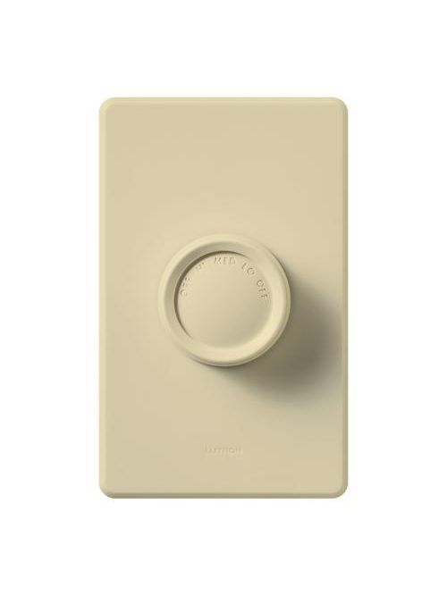 Lutron Electronics FSQ-2F-IV 1-Pole 1.5 Amp 120 VAC Ivory 3-Speed Fan Control Lutron Electronics FSQ-2F-IV 1-Pole 1.5 Amp 120 VAC Ivory 3-Speed Fan Control
