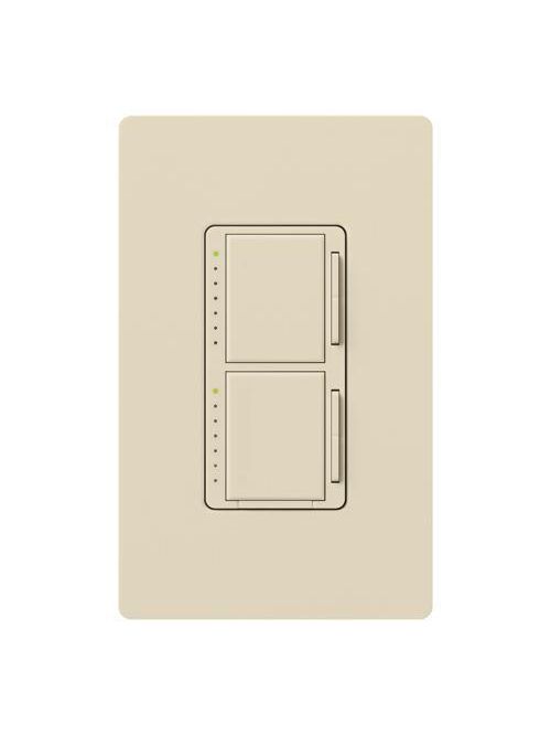 Lutron MA-L3L3-LA 300 W 120 Volt Light Almond 1-Pole Incandescent/Halogen Digital Fade Dimmer Lutron MA-L3L3-LA 300 W 120 Volt Light Almond 1-Pole Incandescent/Halogen Digital Fade Dimmer