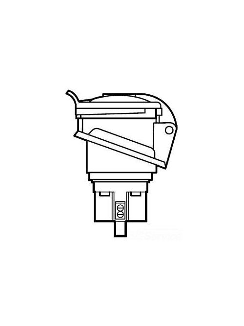 Product image for SPLASHPROOF RECEPT 3P 4W 63A IP44