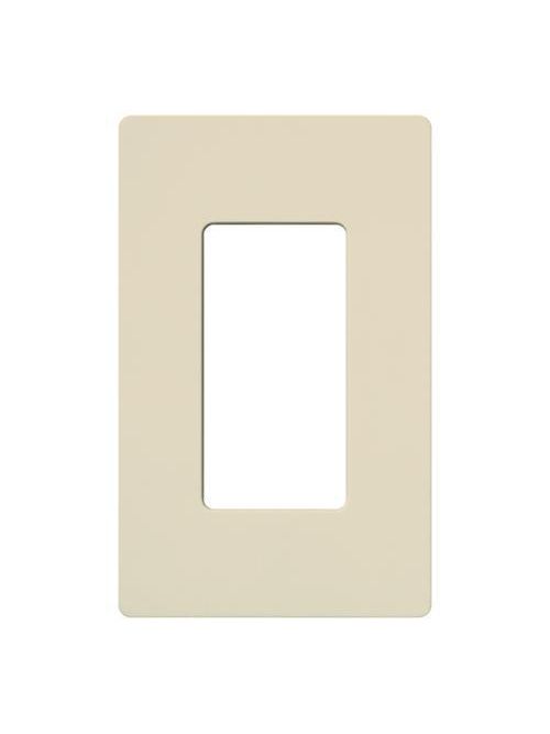 Lutron Electronics CW-1-LA 1-Gang Light Almond Polycarbonate Standard 1-Dimmer Designer Wallplate Lutron Electronics CW-1-LA 1-Gang Light Almond Polycarbonate Standard 1-Dimmer Designer Wallplate